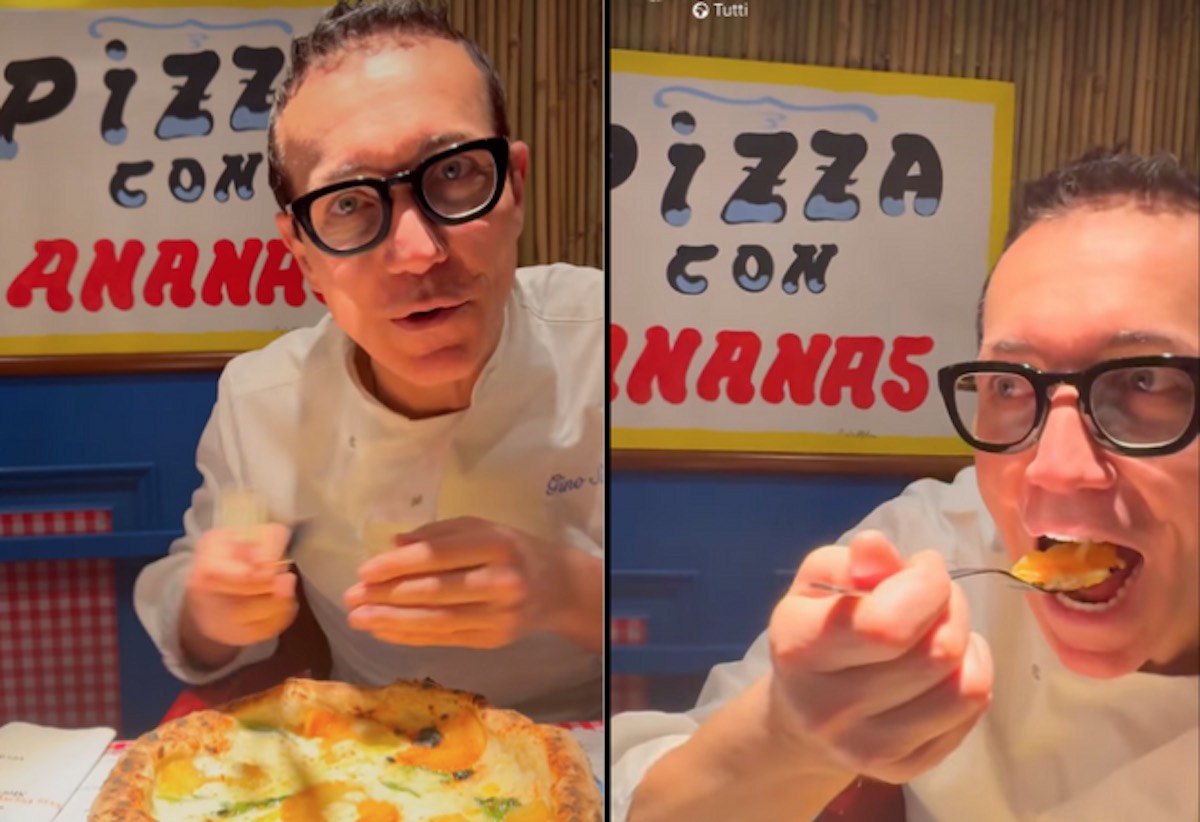 Gino Sorbillo causa polemiche con la pizza ananas: web indignato